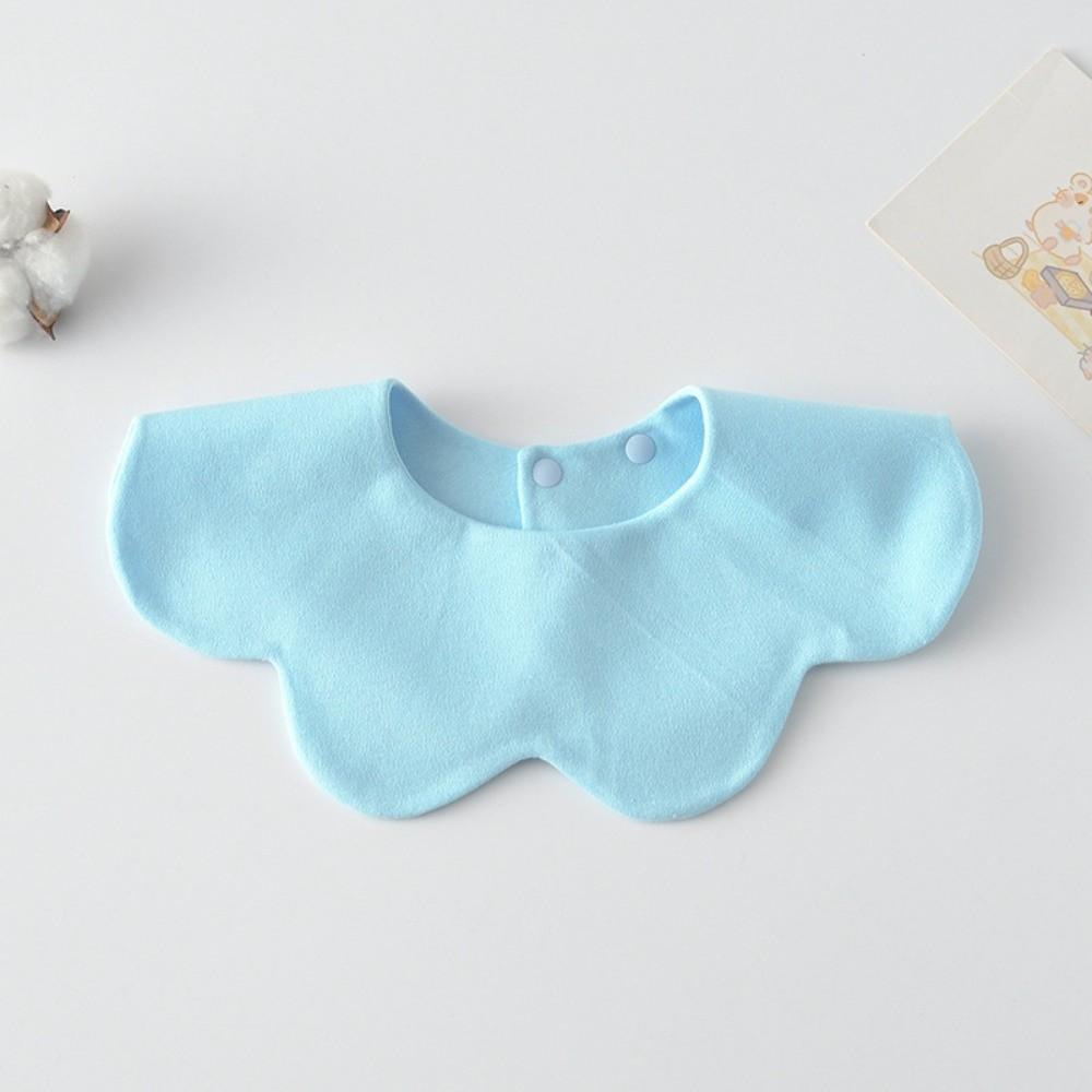

Solid Color Baby Feeding Bib Comfortable Cotton Saliva Towel Unisex Drool Burp Cloth Feeding Time Style M