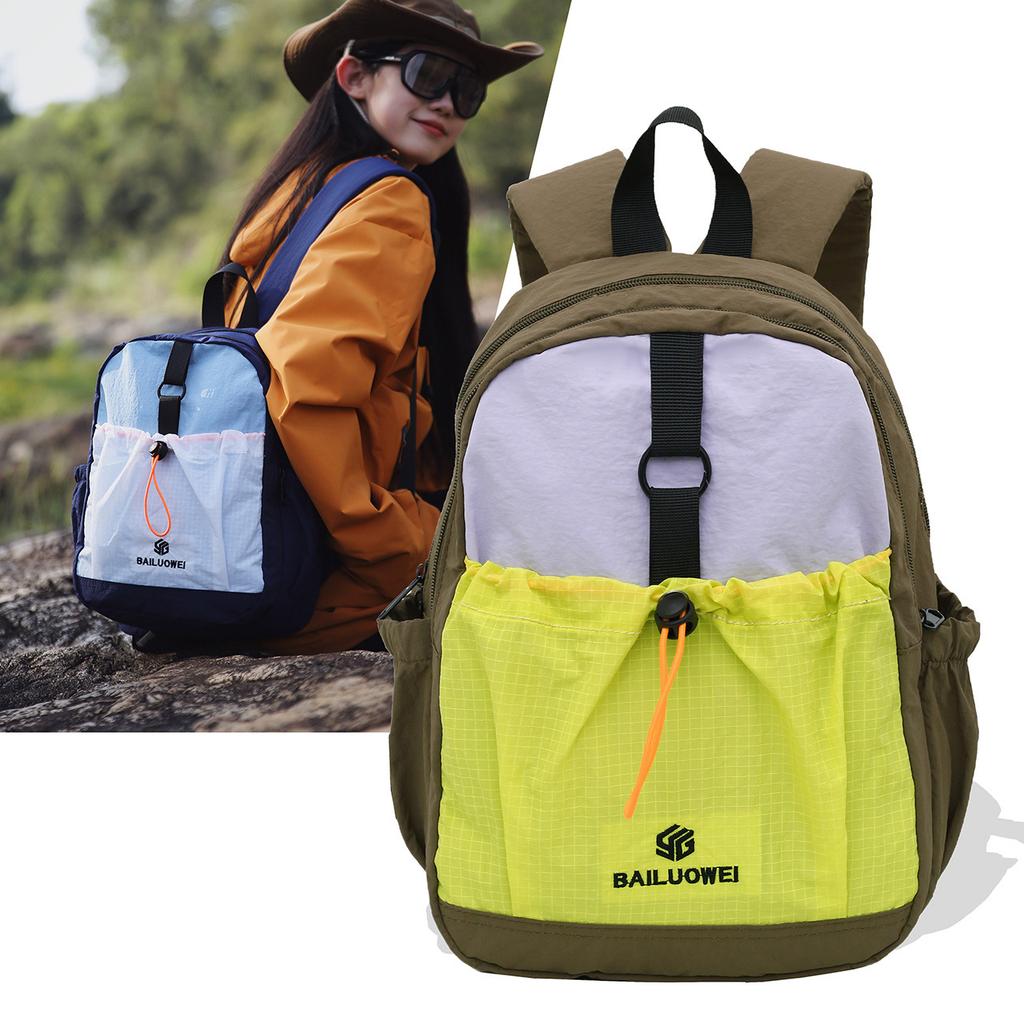 Schoolbag Outdoor High Value Lightweight Hiking Bag Leisure Hiking Backpack College Students Men's and Women's Travel Fitness Backpack