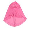 1Pc Fashion And Beautiful Fit 3-6 Years Old Girls Cute Solid Color Hijab Head Scarf With Crinkles Baby Muslim Shawl Turban Caps
