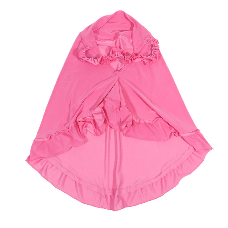 1Pc Fashion And Beautiful Fit 3-6 Years Old Girls Cute Solid Color Hijab Head Scarf With Crinkles Baby Muslim Shawl Turban Caps