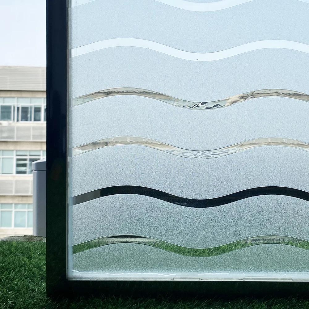 Privacy Film Static Window Clings Vinyl 3D Window Decal Stickers Rainbow Window Film for Glass Door Heat Control Anti UV