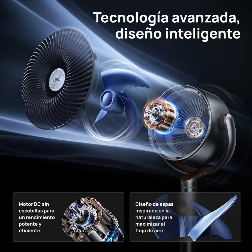Dreo turbo poly 565s standing fan 1200 m³/h