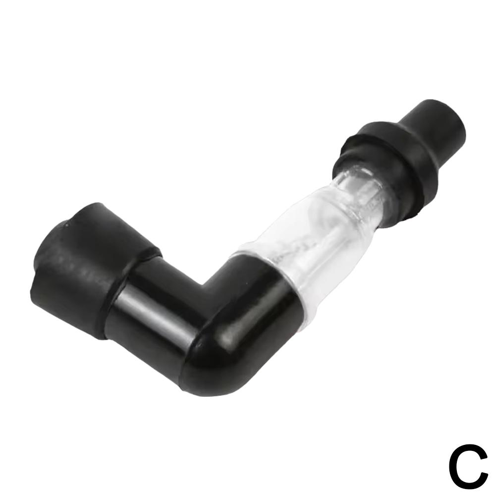 Motorcycle Ignition Spark Plug Cap Universal Flash Spark Plug High Pressure Cap Elbow Shaped Motorcycle Modification Accessories