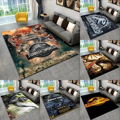 3D J-Jurassic Park Dinosaurus Tapijt Groot Vloerkleed Slaapkamer Kinder Speelkamer Vloermat Antislip Woonkamer Decoratie Leuke Sofa Accent