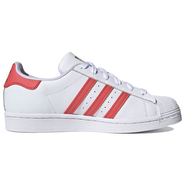 Adidas Superstar Cloud White Pink Dámské tenisky Crew-Red Matně-Stříbrné FX6075