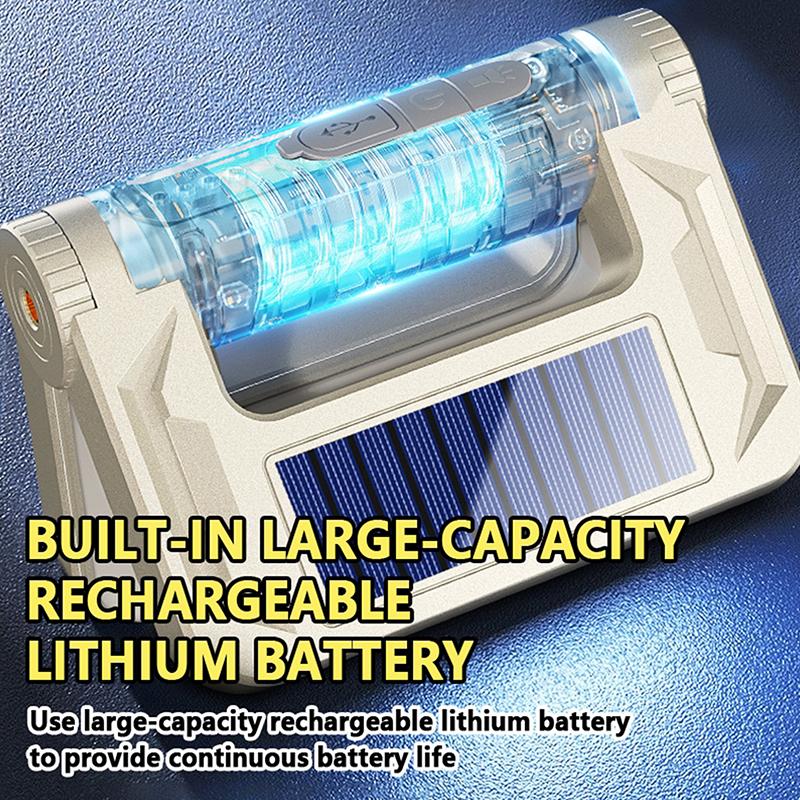 Outdoor Led Solar Camping Light 2200Mah Portable Tent Lantern Emergency Waterproof Hanging Lights Lighting Long Battery Life