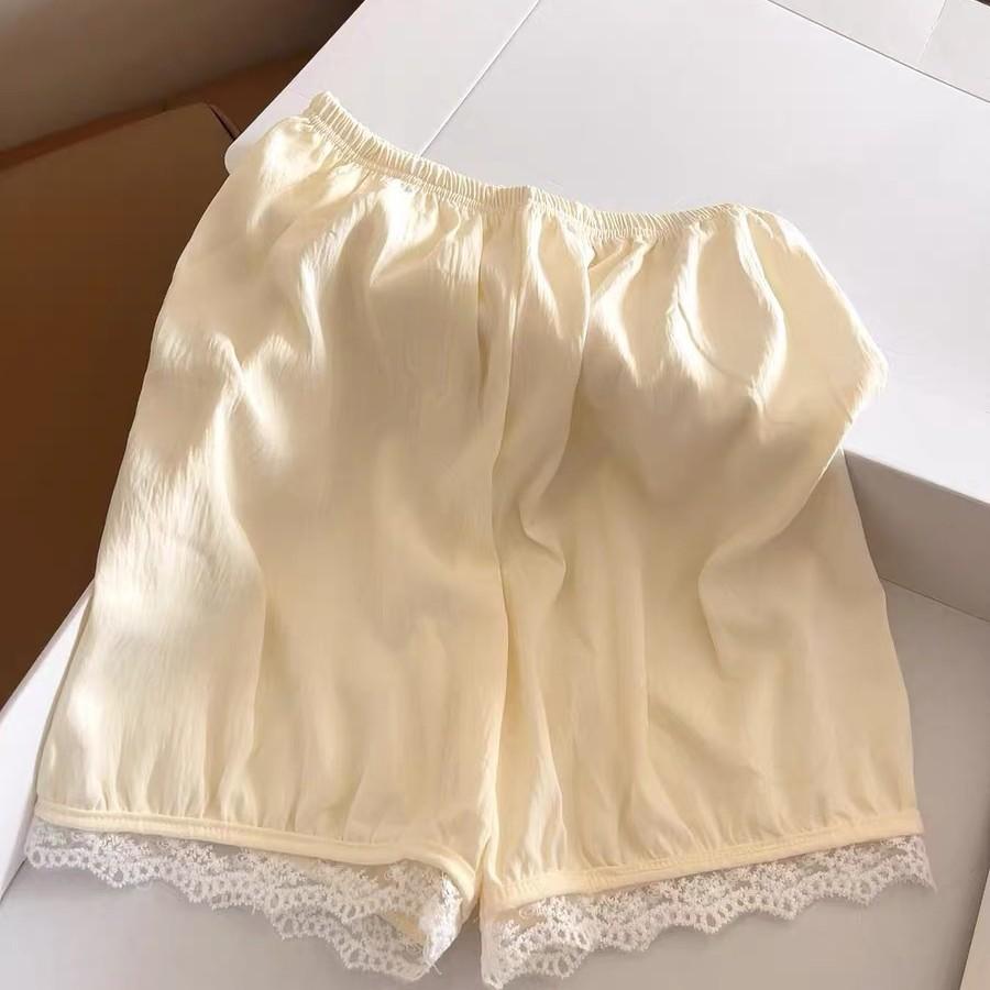 Princess style pudding dog pajamas women's summer lace short-sleeved shorts set girl ins style loungewear