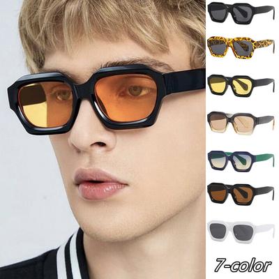 Lunettes de soleil carrées petites Nouvelles Femmes Hommes Voyage Lunettes de soleil de luxe Marque populaire Ins Lunettes Rétro Punk Tendances Lunettes de soleil Designer