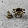 Antique Bronze Mythical Beast Incense Or Burner Creative Home Decor Mini Incense Censer Backflow Incense Burner Use Home Office