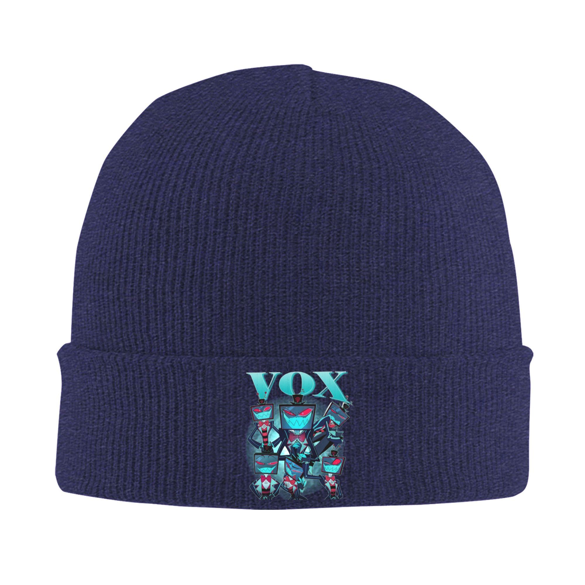 

Vox Limited Vintage Bootleg Hazbins Hotels Knit Hat Fashion Caps Unisex Hippie Beanie Hats Autumn Graphic Head Wrap Bonnet Hats One Size