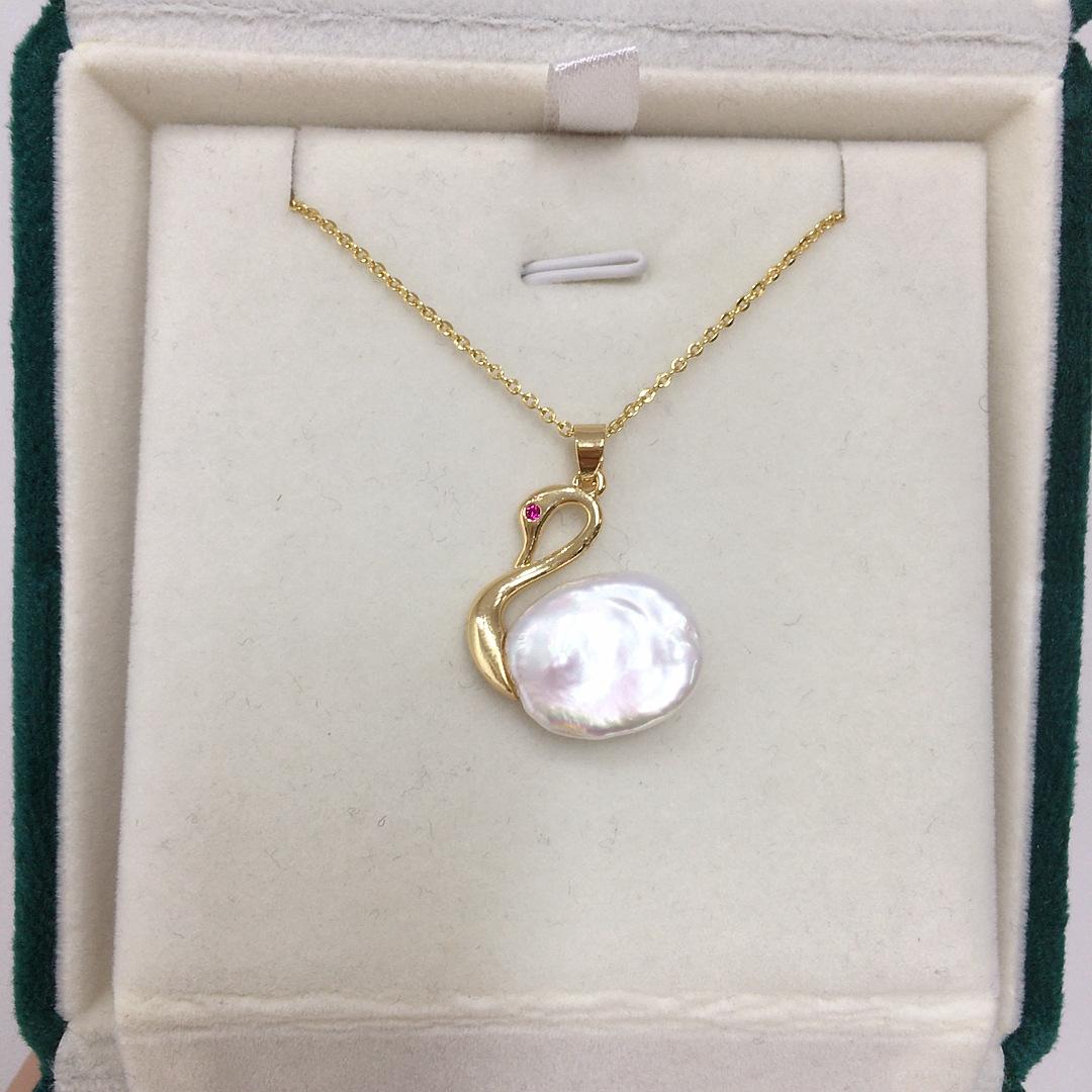 Natural Freshwater Pearls, Baroque Shaped Pearls, Swan Pearls, Pendant Necklaces, Necklaces, Gifts