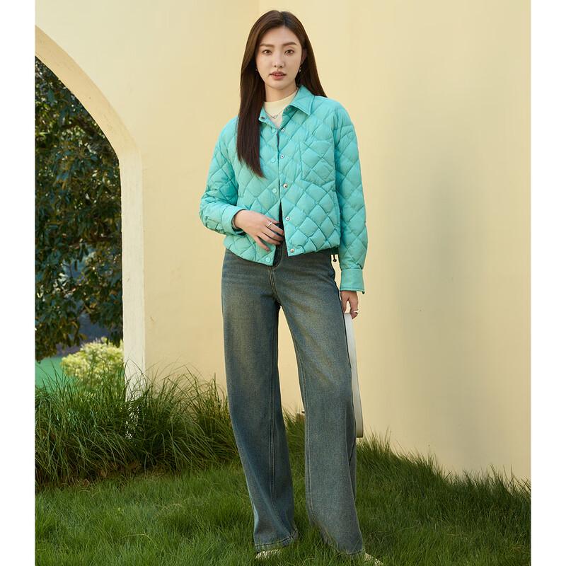 

Iveni 2025 Winter Lightweight Short Down Jacket S