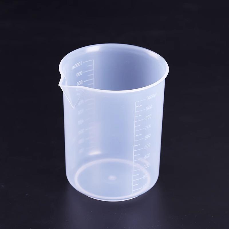 Measuring Cup Transparent Plastic Laboratory Beaker Graduated Liquid Jug Cup Kitchen Baking Cooking Measurement Scale Container