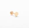 Lunne 14K Hexagonal Labret Tragus Piercing (14K Gold) #W04