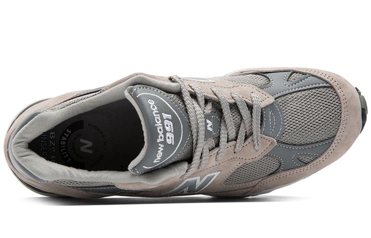 991 Men's New Balance Made in England 'Grey White' M991GL