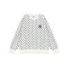 MLB Monogram Sweatshirts Unisex Cream Crew Neck Moderate Other (Unisex) Sweatshirts 3AMTM0221 50CRS
