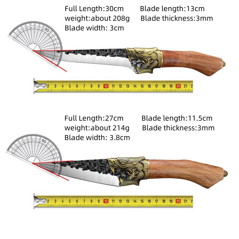 Ručně kovaný kuchyňský nůž Kuchařský nůž Sashimi Nože Sekáček na maso Krájení Řeznický nůž Nůž na ovoce Nástroje na vaření