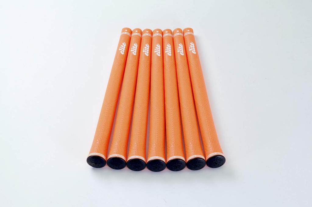 elitegrips Golf Grips CX50 Set of 7 Wild Orange No Backline