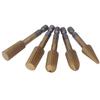 5Pcs Rotary File Burr Grinding Bit High Speed Steel Hex Shank Tool Set Kit for Plastic Stone