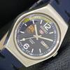 JAPONSKÉ VINTAGE SEIKO 5 AUTOMATICKÉ 6309A PÁNSKÉ HODINKY S MODRÝM CIFERNÍKEM a500834-5 R154-a500834