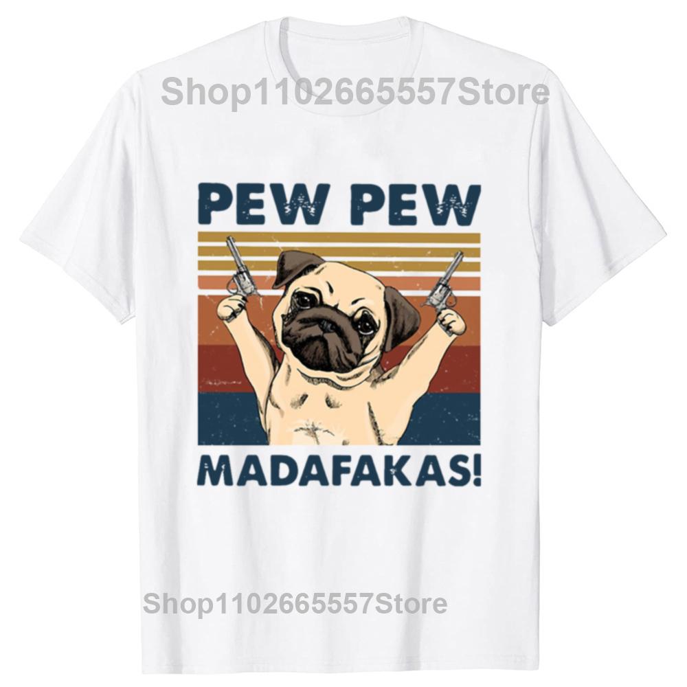 Funny Pug Love Cute Dog Lover Owner T Shirts Summer Graphic Cotton Streetwear Short Sleeve Birthday Gifts Tshirt Unisexs Clothing