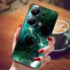 For Poco M6 Pro 4G Case Fashion Marble Silicon Black Cover for Xiaomi Poco M6Pro 4G Phone Case M 6 Pro Soft Shells PocoM6Pro 4G