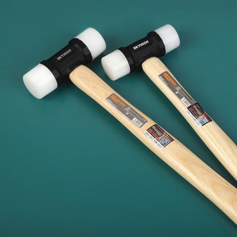 1Pc Nylon Head Mallet Hammer Dual Face Jewelry Metal Art Leather Craft Tool Handmade DIY Leather Punch 32/35mm Choose