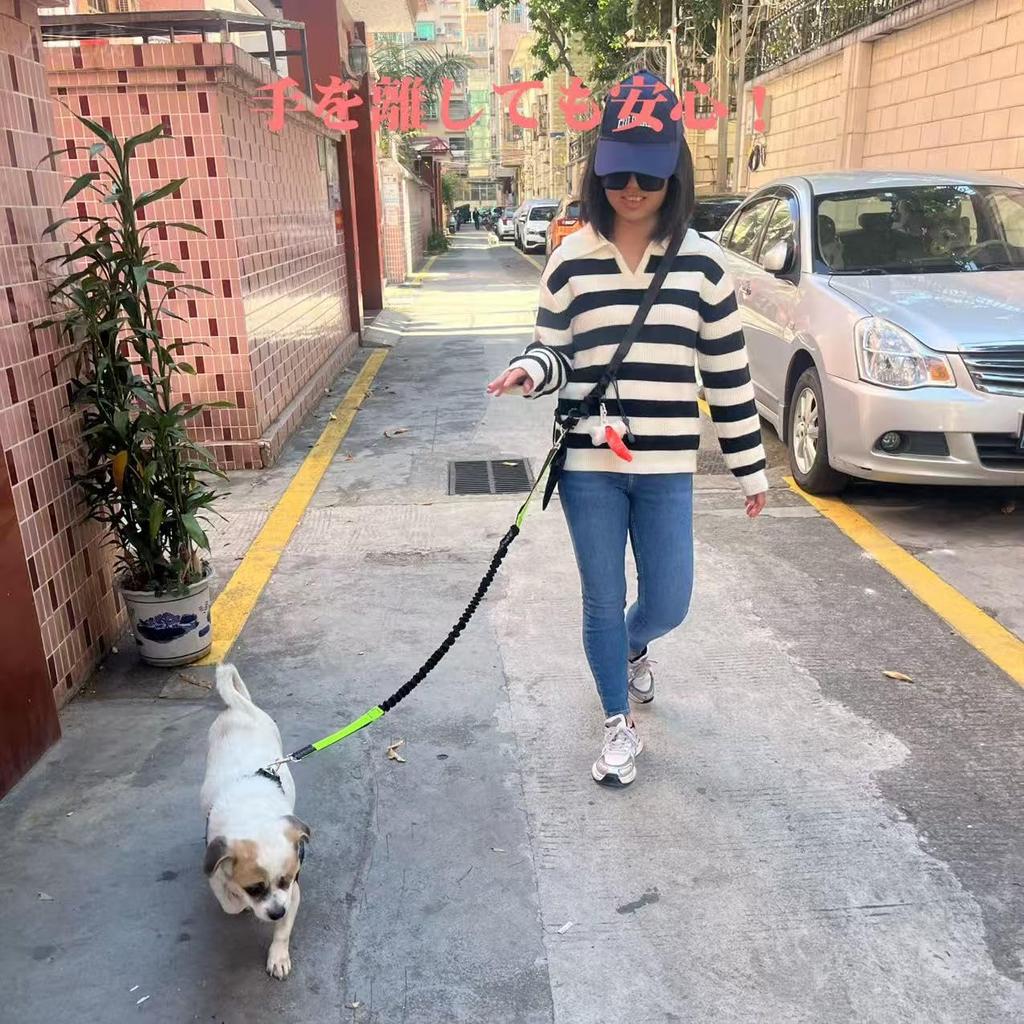 dog shoulder harness sold For small to dogs Adjustable length For and hiking Includes 1 shoulder 1 pet 1 garbage bag 2 and 2 elastic Hands-free (leash