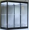 Acrylic Display Box with LED USB Showcase for Model Cars and Diecast Miniature Cars Illumination, Mirror, Powered, (2 Tiers, Black) [Used]