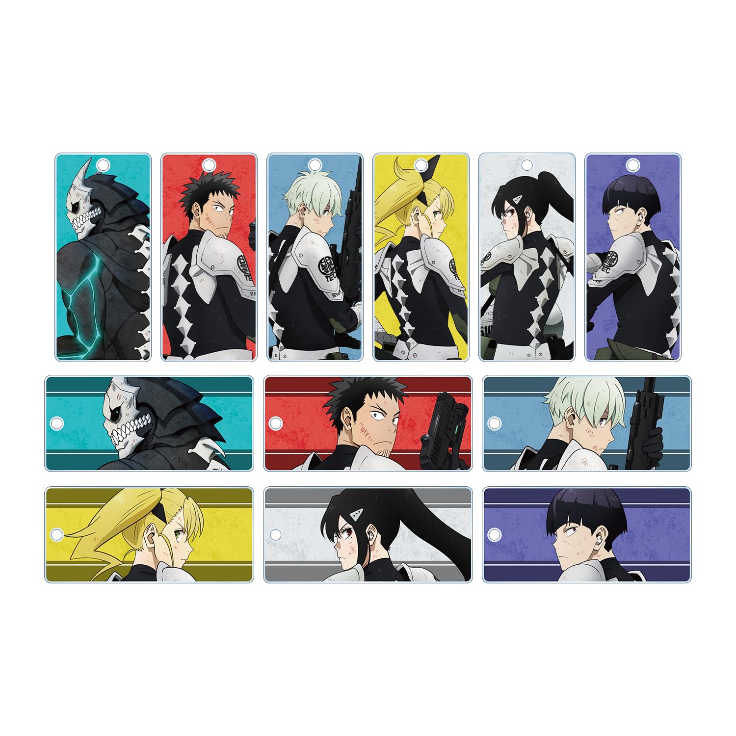 

Kaiju No. 8 Original Illustration: Fighting Back Ver. Trading Acrylic Key Tags, Box of 12