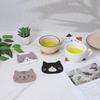 6 Pcs Cat Coasters, Silicone Cute Coasters Easy to Clean, Fun Coaster Non Slip Hot Pads for Drinks Home Gift, Coffee Table Dinning Room Decorations