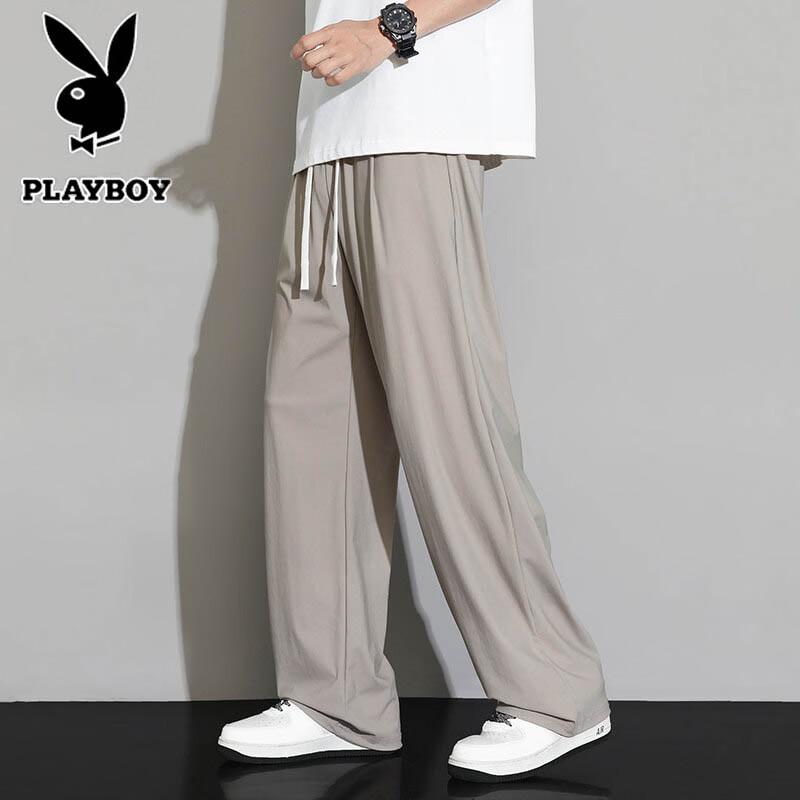 Playboy Men s Ice Silk Casual Pants L