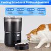 4L Cat Automatic Feeder Timed Feeding APP Control Feeder Dog Food Dispenser  For Cats Dogs