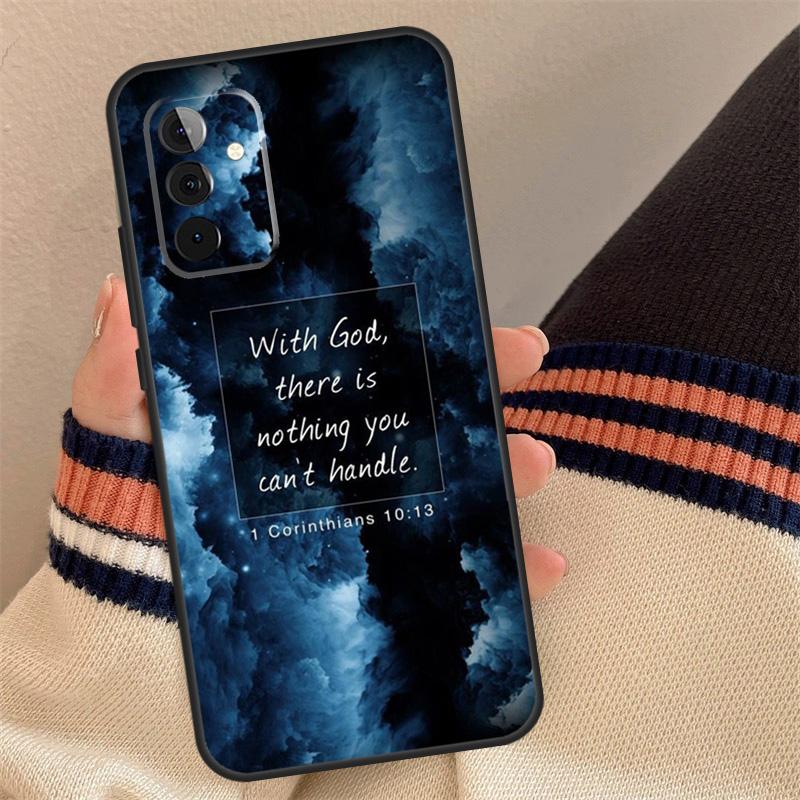 Bible Jesus Christ Christian Quotes Case For Samsung Galaxy A14 A54 A34 A24 A52 A32 A22 A12 A51 A71 A33 A23 A13 A53 Cover Funda