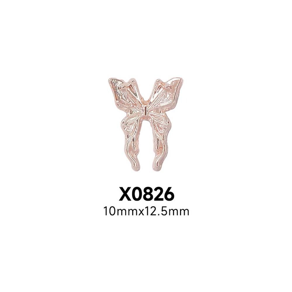 10Pcs/set Nail Rhinestones Zinc Zinc Alloy Star Nail Decorations Zinc Zinc Alloy Butterfly Nail Accessories  Lady/Girls