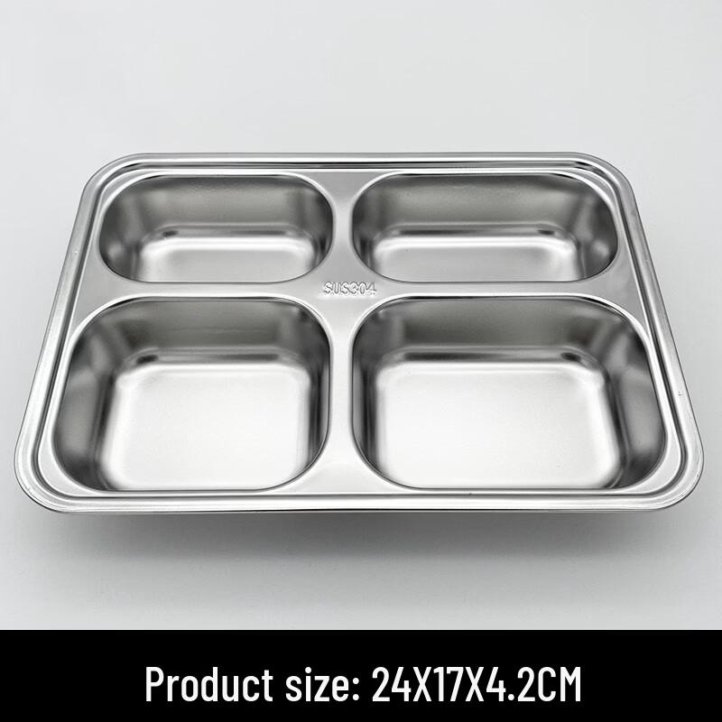 777 Stainless Steel Divided Lunch Tray