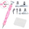DIY Diamond Art Tools Drill Pen New resin pen with threaded design, replaceable multiple tips Diamond painting accessories