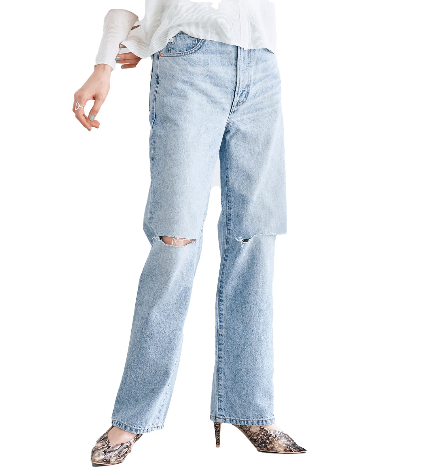 

Что-то ELSA Прямой Деним ЛЕДЯНО-ГОЛУБОЙ Размер M Джинсы, Брюки, SEA13, Женские, РВАНЫЕ,