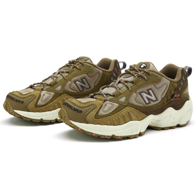 New Balance AAPE X 703 Olive Men Sneakers Green ML703BGX