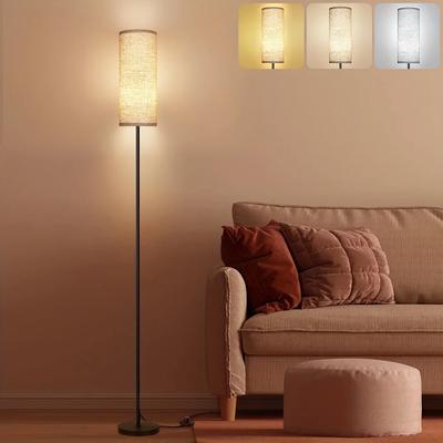Floor Lamps for Living Room, Modern Floor Lamp with LED Bulb, Dimmable Standing Lamps for Living Room Bedroom Ambient Lights