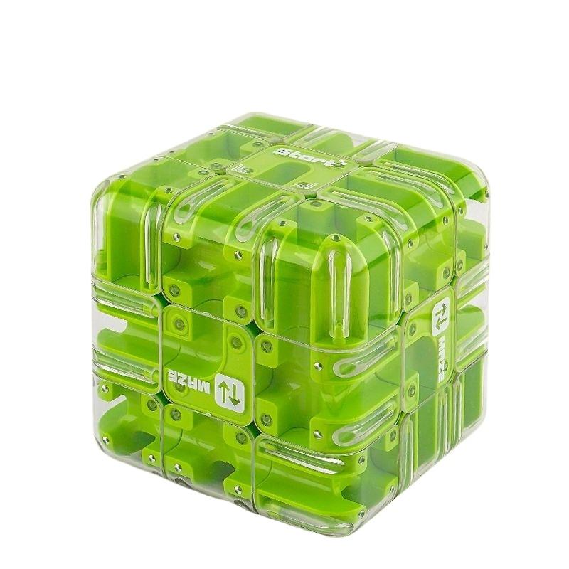 Ball Maze Puzzle Third-order Cube Learning Education High IQ Fidget Relieve Stress Relief Toy Antistresse Relieving Anxiety зелёный
