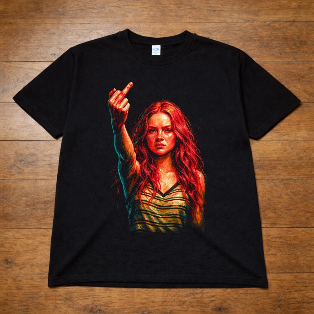 Stranger Things Eleven TShirt Black Netflix TV Show Tee Unisex Kids Adults 2XL