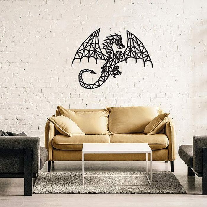 Puzzle mural en bois - Dragon 94,8 cm