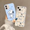 Case for Samsung A04 A14 A23 A34 A54 M23 M33 M52 M53 Realme 10 9 C30S C35 C55 VIVO Y02S Y21 Y51 X80 Pro Transparent Cover NI38 Funny Snoopy