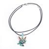 Anime Games Genshin Impact Xiao Cosplay Necklace Key Chain Unisex Punk Mask Pendant Choker Jewelry Accessories