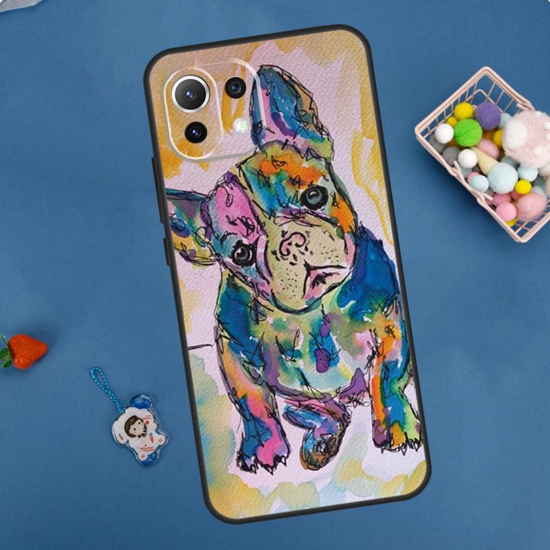 French Bulldog Art Case For Xiaomi 15 Ultra 13 14 11T 12T 13T 14T Pro POCO X7 Pro F5 F6 M6 X3 X5 X6 Pro Coque