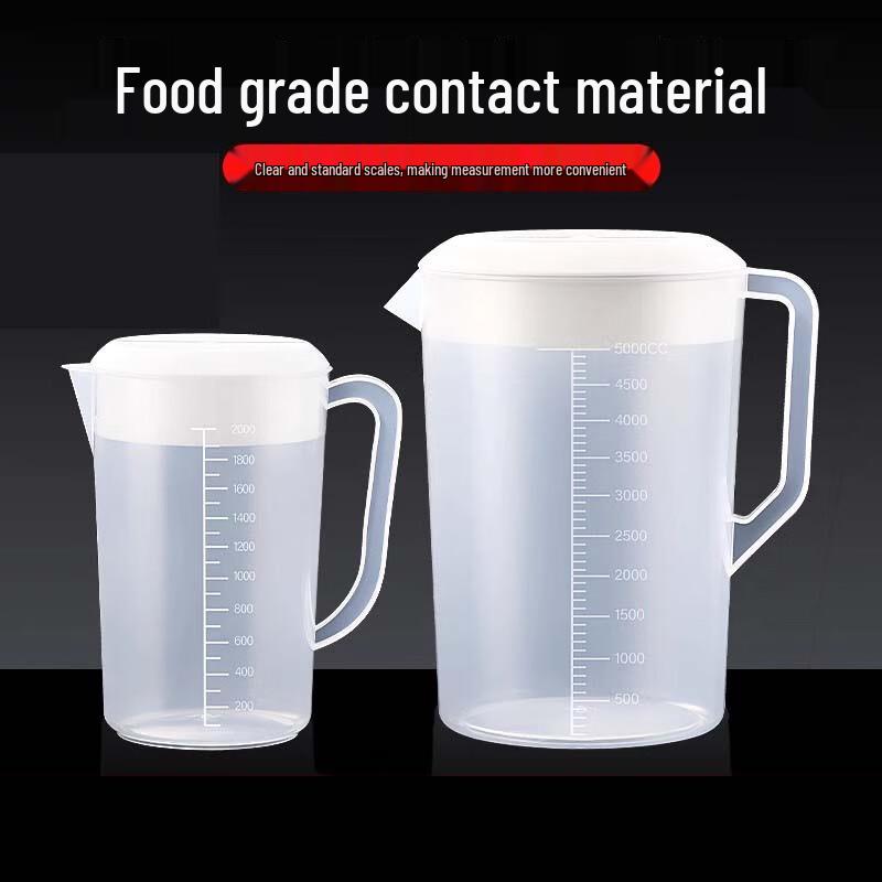 Commercial Plastic Measuring Pitcher Set with Scale