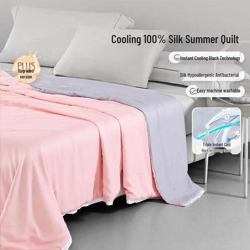 

Mengjie Washable Cooling Silk Summer Quilt