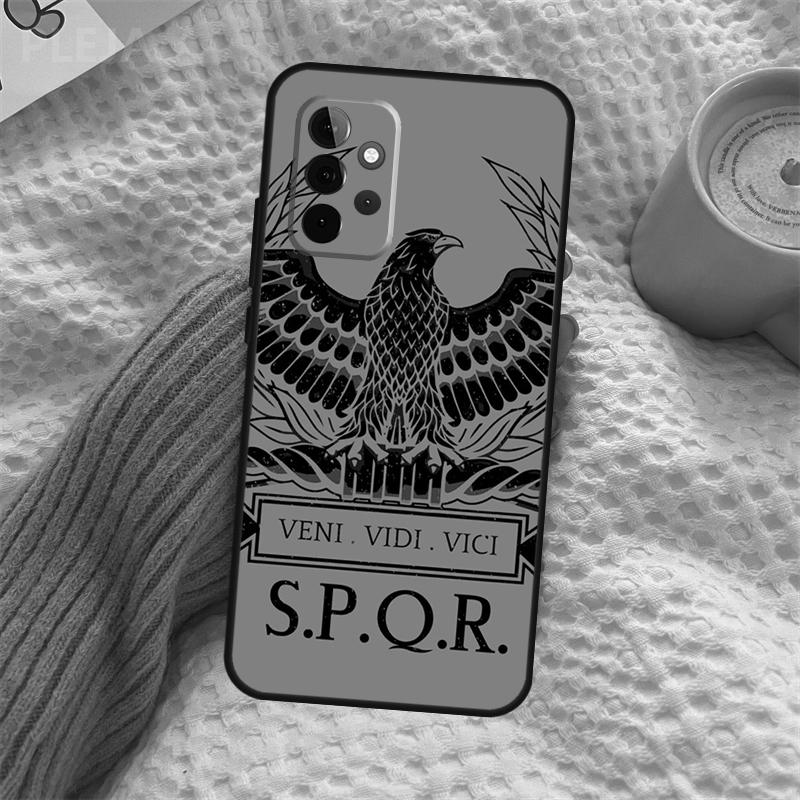 SPQR Roman Imperial Legion Case For Samsung Galaxy A35 A15 A55 A53 A33 A13 A36 A56 A26 A16 A22 A32 A52 A54 A34 A05 A06