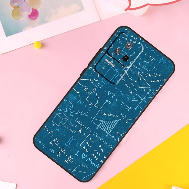 Symbol Math Science Physics Formulas Case For POCO M6 X6 Pro X3 X4 X5 M5s F3 F5 Xiaomi 14 Ultra 12 13 Lite 11T 12T 13T Pro Funda